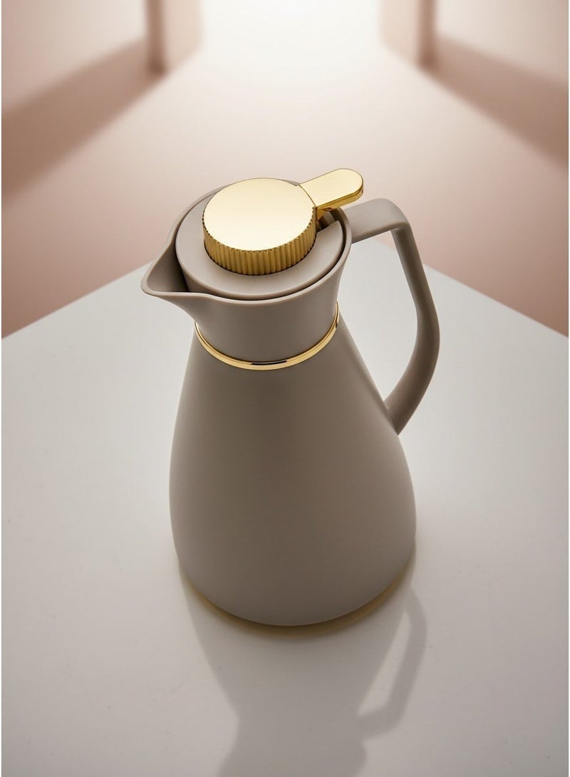 ريجال ترمس من ريجال حراري فاكيوم 1 لتر حافظ للحرارة والبرودة للمشروبات ١٢ ساعه 🌡 ٢٤ ساعه ❄️ - Image 2